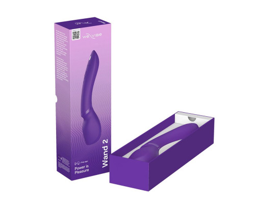 Заказать Фиолетовый жезловый вибратор We-Vibe Wand 2 - 27,3 см.