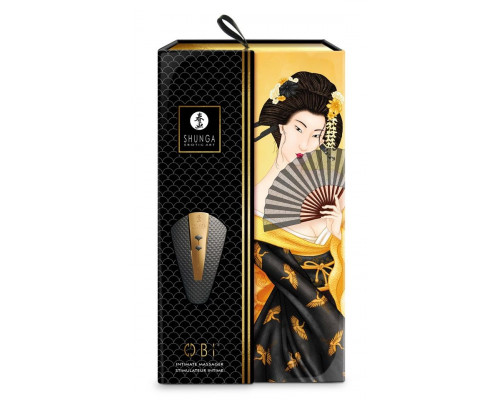 Заказать Черный клиторальный вибростимулятор OBI