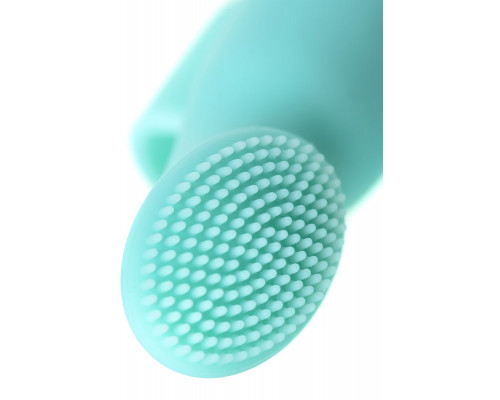 Заказать Мятная вибронасадка на палец для клиторальной стимуляции JOS BLISS - 9 см.