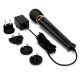 Заказать Черный проводной вибратор Le Wand Petite Vibrating Massager - 25 см.