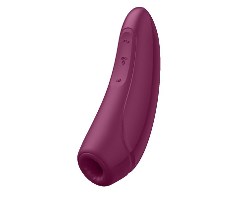 Заказать Бордовый вакуум-волновой стимулятор Satisfyer Curvy 1+