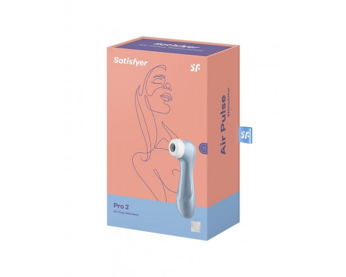 Заказать Голубой вакуум-волновой стимулятор клитора Satisfyer Pro 2