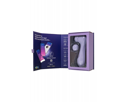 Заказать Сиреневый вакуумный стимулятор клитора Satisfyer Pro 2 Generation 3 с управлением через приложение