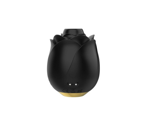 Заказать Черный клиторальный стимулятор Black Rose Silicone Clitoral Suction