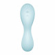 Заказать Голубой вакуум-волновой вибростимулятор Curvy Trinity 5+