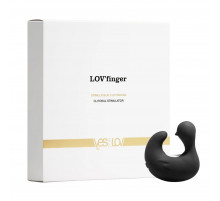 Вибростимулятор-уточка Lov Finger в комплекте с возбуждающим гелем