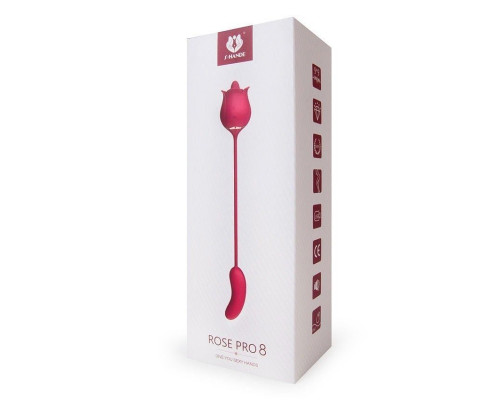 Заказать Розовый вибромассажер Rose Pro 8 Заказать Розовый вибромассажер Rose Pro 8