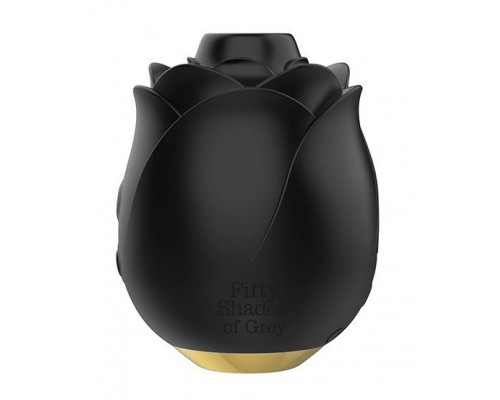 Заказать Черный клиторальный стимулятор Black Rose Silicone Clitoral Suction
