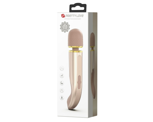 Заказать Бежевый жезловый вибратор Power Wand - 29 см.