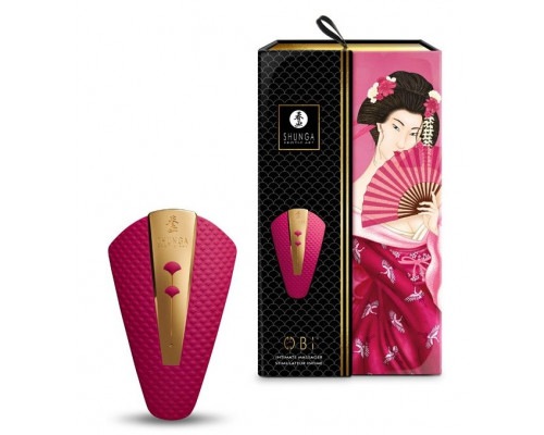 Заказать Малиновый клиторальный вибростимулятор OBI