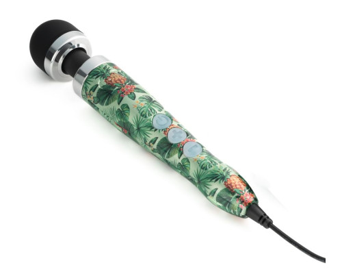 Заказать Жезловый вибратор Die Cast 3 с принтом в виде ананасов - 28 см.