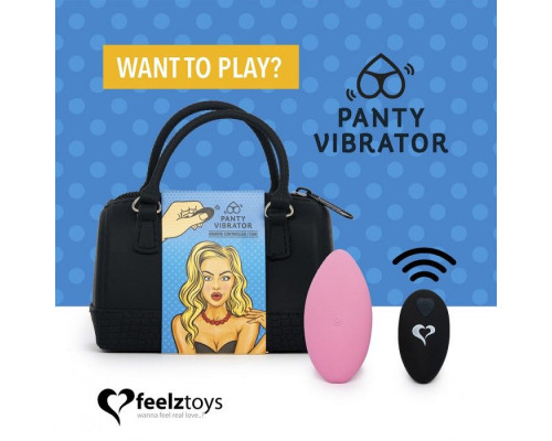 Заказать Розовый вибромассажер в трусики с пультом ДУ Panty Vibe Remote Controlled Vibrator