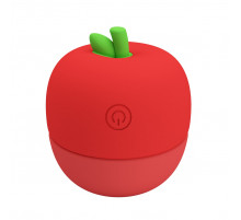 Красный клиторальный стимулятор в форме яблочка Apple Secret