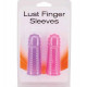 Заказать Набор из 2 насадок на пальцы Lust Finger Sleeves