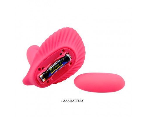 Заказать Клиторальный стимулятор с вагинальной пробкой Fancy Clamshell