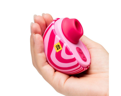 Розовый бесконтактный клиторальный стимулятор Romp Spin