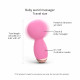 Заказать Розовый мини-wand вибратор Itsy Bitsy Mini Wand Vibrator