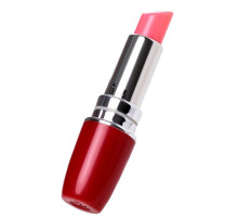 Красный мини-вибратор в форме губной помады Lipstick Vibe
