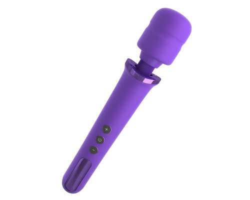 Заказать Фиолетовый вибромассажер Rechargeable Power Wand