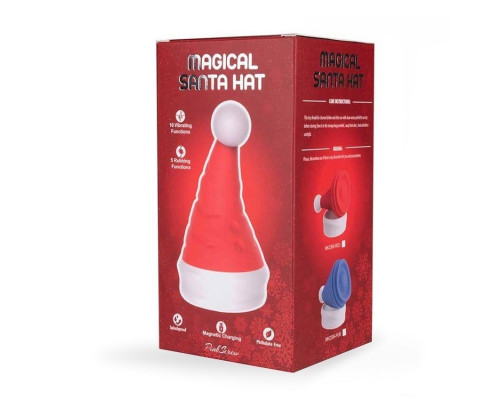Заказать Сиреневый вибростимулятор в форме колпака Magical Santa Hat