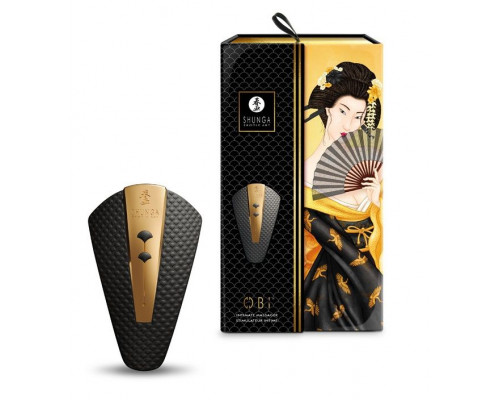 Заказать Черный клиторальный вибростимулятор OBI