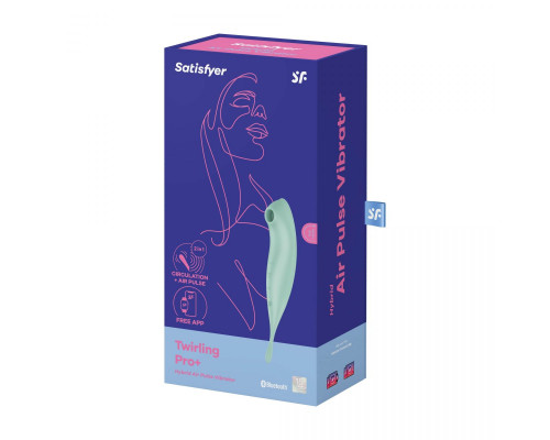 Заказать Мятный вибромассажер Twirling Pro+