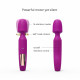 Заказать Лиловый вибратор с 2 сменными насадками R-Evolution Wand Vibrator with 2 Attachments