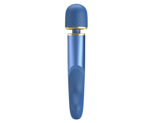 Заказать Синий wand-вибромассажер Colorful Massager - 24 см.