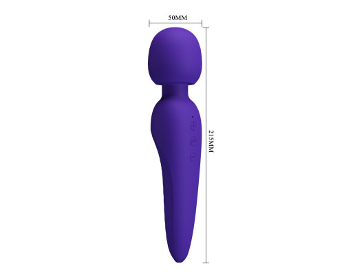 Заказать Фиолетовый wand-вибратор Meredith