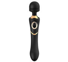 Черный жезловый вибратор MONICA - 24,1 см.