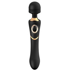 Черный жезловый вибратор MONICA - 24,1 см.