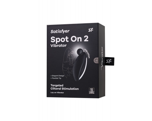 Заказать Черный вибростимулятор клитора Satisfyer Spot On 2 Заказать Черный вибростимулятор клитора Satisfyer Spot On 2