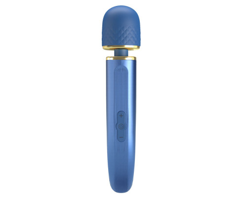 Заказать Синий wand-вибромассажер Colorful Massager - 24 см.