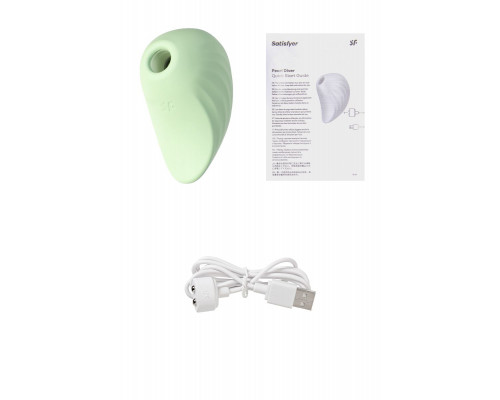 Заказать Салатовый вакуум-волновой стимулятор клитора Satisfyer Pearl Diver Заказать Салатовый вакуум-волновой стимулятор клитора Satisfyer Pearl Diver