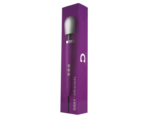 Фиолетовый жезловый вибратор Doxy Original Massager