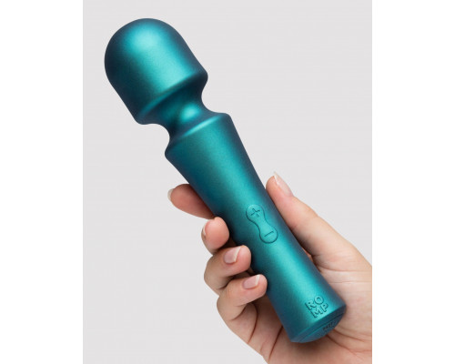 Зеленый wand-вибратор Romp Presto - 20 см.