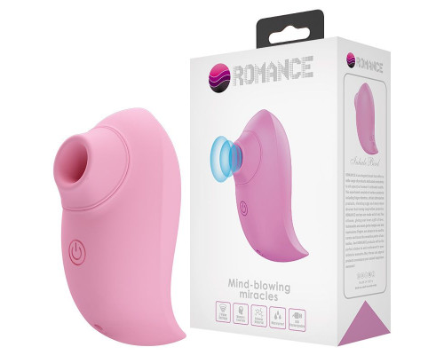 Розовый стимулятор клитора Inhale Bird