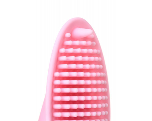 Заказать Нежно-розовая вибронасадка на палец JOS TWITY - 10,2 см.