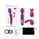 Заказать Лиловый вибратор с 2 сменными насадками R-Evolution Wand Vibrator with 2 Attachments