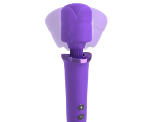 Заказать Фиолетовый вибромассажер Rechargeable Power Wand