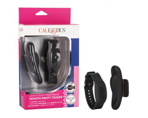 Заказать Стимулятор в трусики с пультом-браслетом Lock-N-Play Wristband Remote Panty Teaser