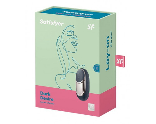 Заказать Черный вибромассажер Satisfyer Dark Desire