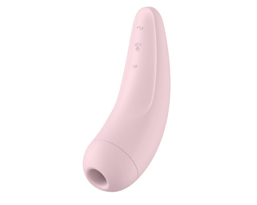 Заказать Розовый вакуум-волновой стимулятор Satisfyer Curvy 2+