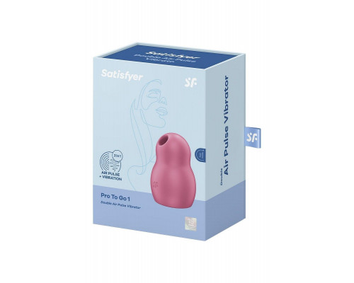 Заказать Малиновый вакуумный стимулятор клитора Satisfyer Pro To Go 1