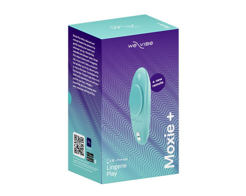 Заказать Аквамариновый вибратор в трусики We-Vibe Moxie+