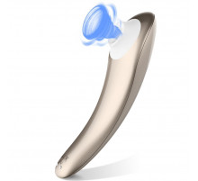 Клиторальный вибромассажер с вакуумной стимуляцией - 15,8 см.