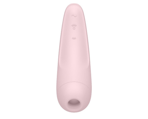 Заказать Розовый вакуум-волновой стимулятор Satisfyer Curvy 2+
