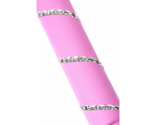 Розовый флоггер Anonymo - 64 см.