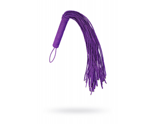 Сиреневый флоггер из веревки Theatre - 48,5 см.