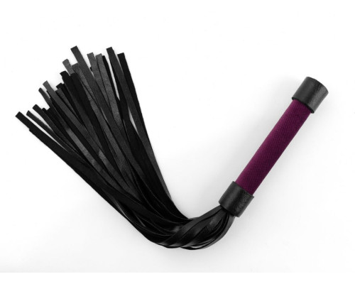 Заказать Фиолетово-черная плеть My rules - 43 см.